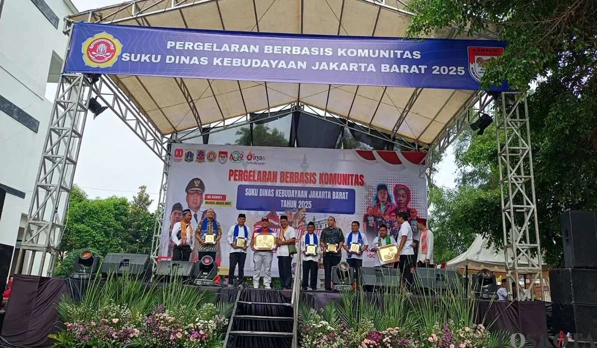 Suasana festival seni yang digelar Karang Taruna Kecamatan Cengkareng, Jakarta Barat, Minggu, 24 Agustus 2025. (Sumber: POSKOTA | Foto: Pandi Ramedhan)