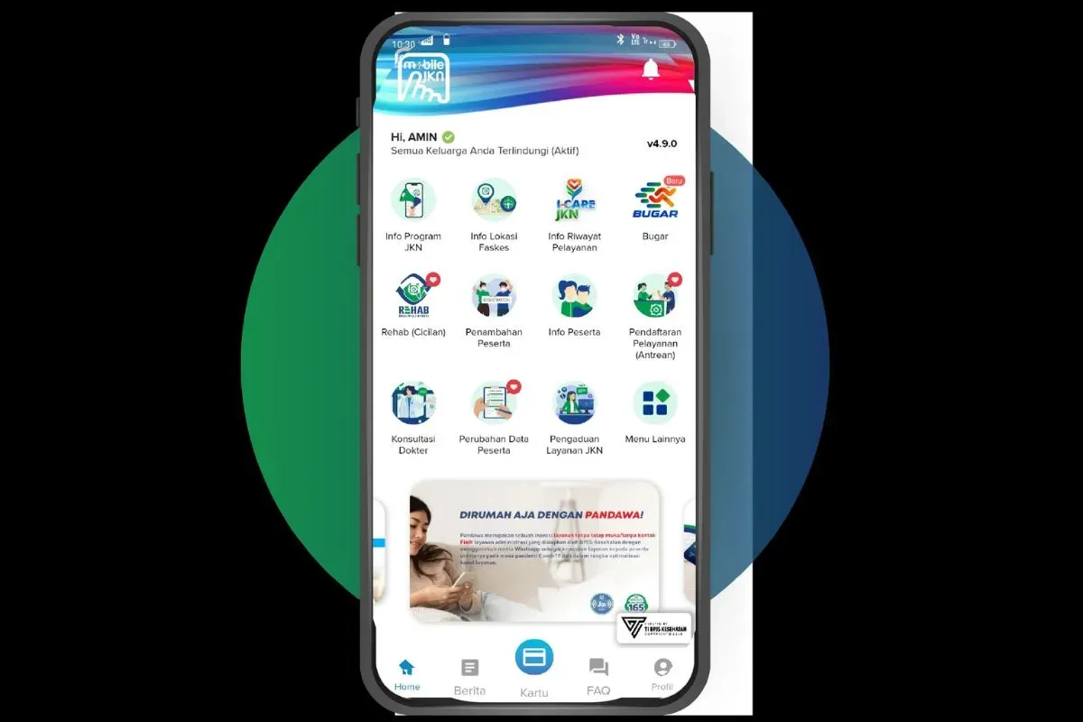 Aplikasi Mobile JKN BPJS. (Sumber: Istimewa)