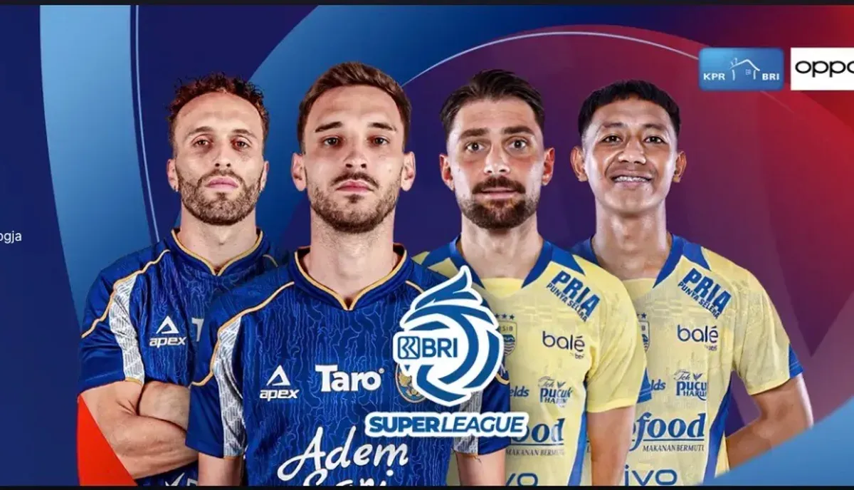 Live streaming PSIM vs Persib Bandung pada BRI Super League 2025/2026, sore ini kick off pukul 15.30 WIB (Sumber: Vidio.com)