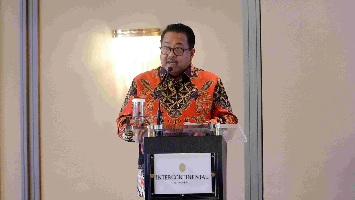 Wagub Jakarta, Rano Karno, saat menghadiri forum di InterContinental Istanbul, Turki. (Sumber: Dok Kominfotik Pemprov Jakarta)