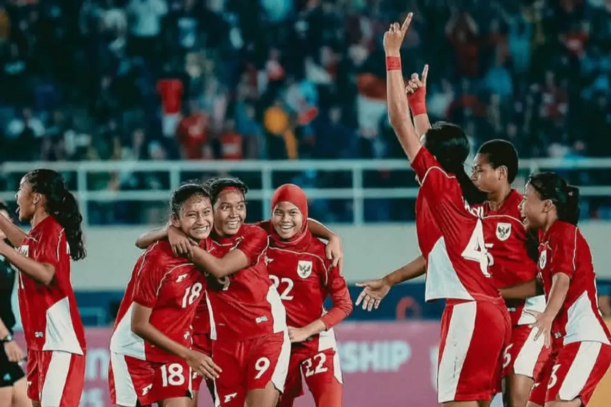 Timnas Indonesia Putri U-16 lolos semifinal Piala AFF U-16 2025. (Sumber: Instagram/@timnasindonesia)