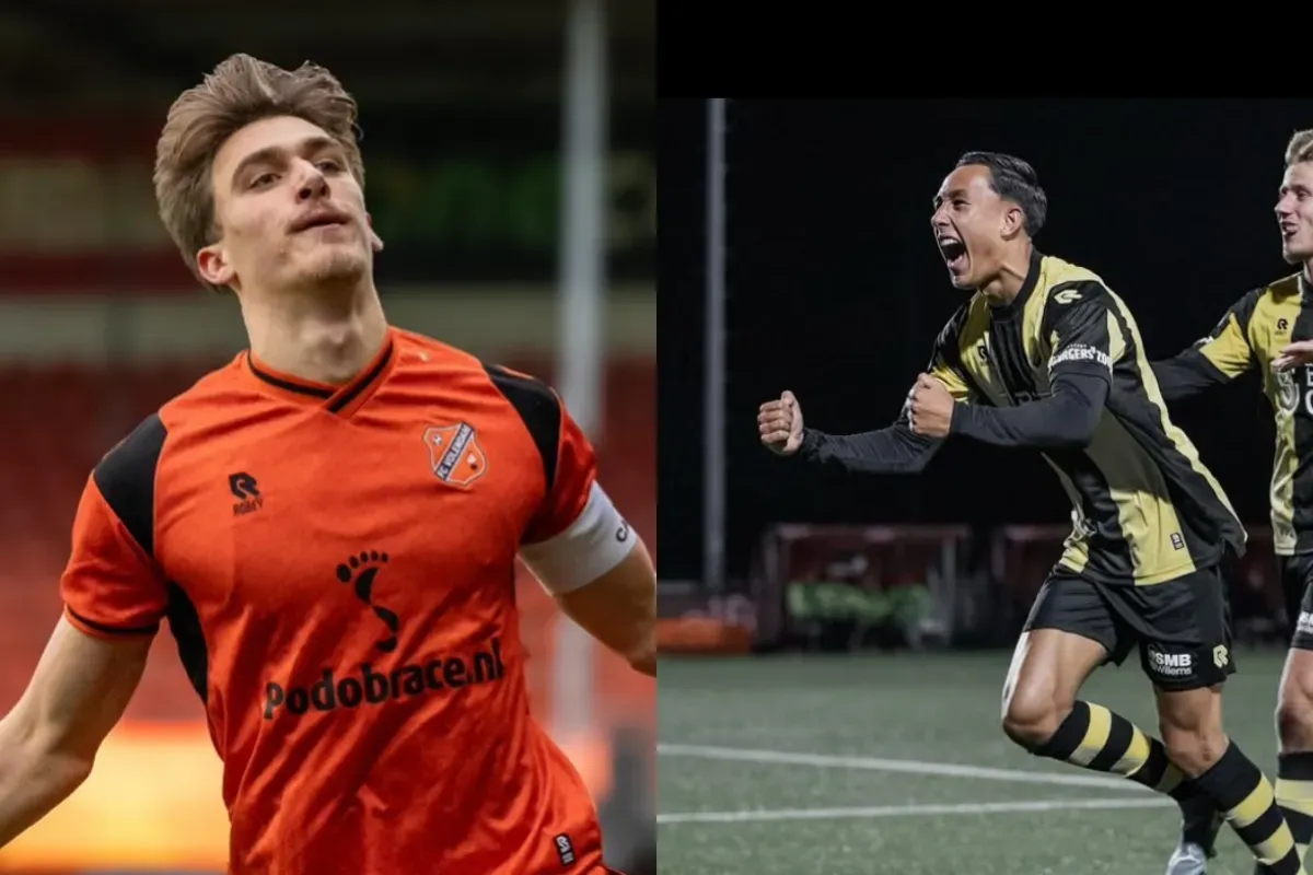 Potret pemain naturalisasi Timnas Indonesia, Mauro Zijlstra (kiri) dan Miliano Jonathans (kanan). (Sumber: Instagram)