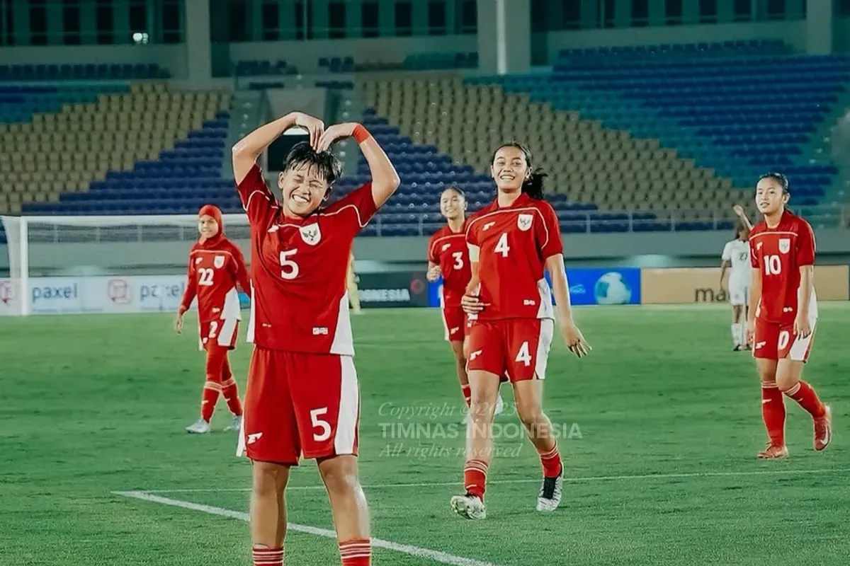 Timnas Indonesia Putri U-16 lolos ke semifinal Piala AFF Wanita U-16 2025. (Sumber: Instagram/@timnasindonesia)
