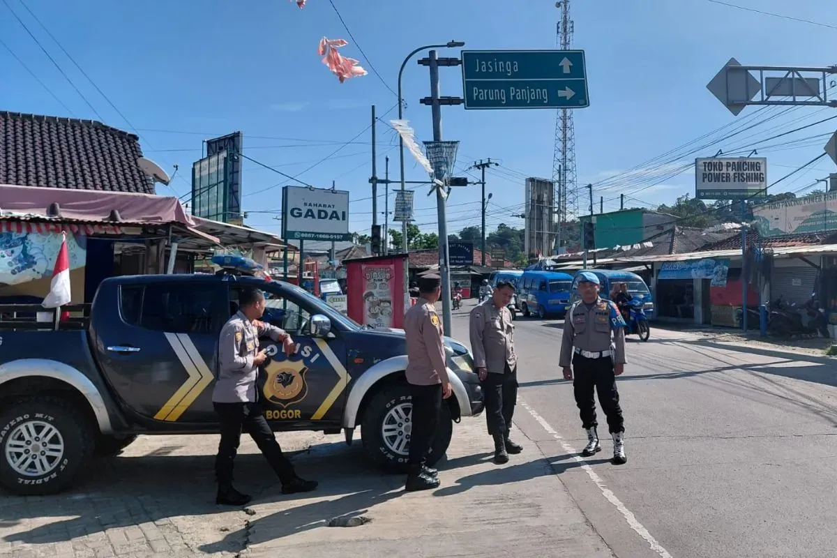 Polres Bogor menggelar razia pelajar yang terindikasi hendak mengikuti demo buruh di depan Gedung DPR RI, Senayan, Jakarta Pusat, Kamis, 28 Agustus 2025. (Sumber: Dok. Polres Bogor)