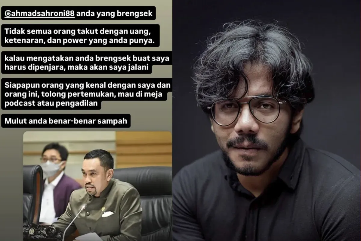 Ferry Irwandi Sebut Mulut Ahmad Sahroni Andil dalam Tragedi Ojol (Sumber: Instagram/@irwandiferry)