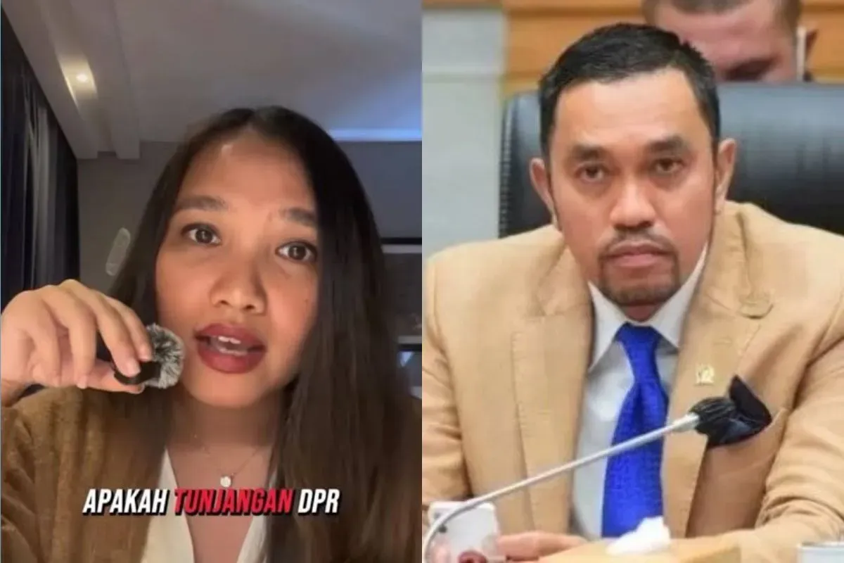 Influencer, Salsa Erwina tantang Ahmad Sahroni debat terbuka soal DPR. (Sumber: Istimewa)