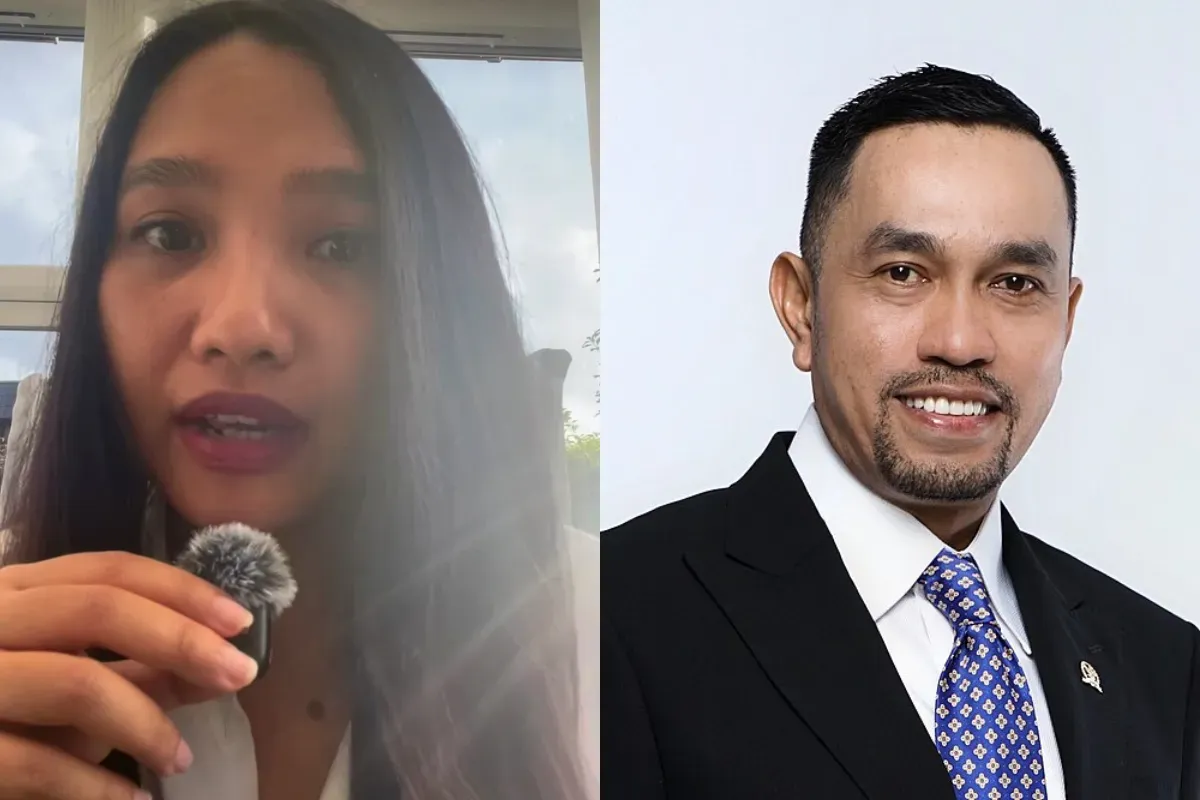 Potret Salsa Erwina (kiri) dan Ahmad Sahroni (kanan) (Sumber: Instagram)