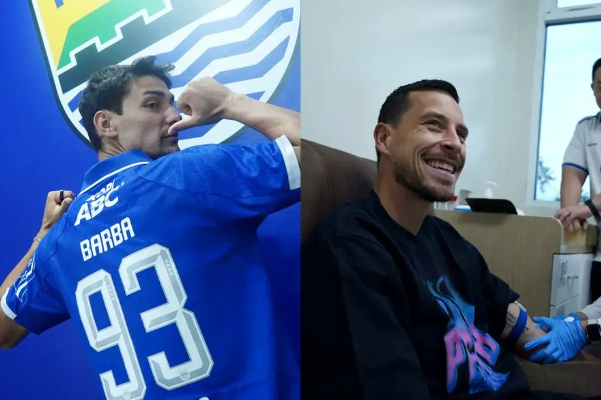 Potret pemain baru Persib Bandung, Federico Barba (kiri) dan Thom Haye (kanan) (Sumber: Persib)