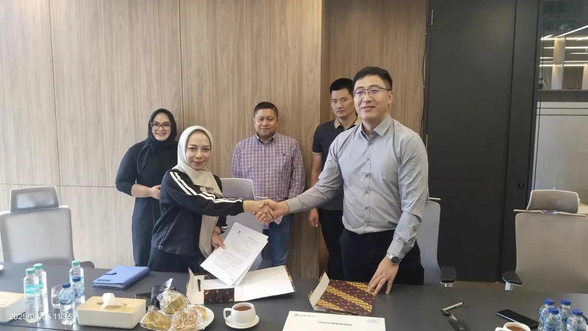 Presiden Director PT Torindo Jaya Persada Nia Kurniasih merger dengan PT Armada Bumi Investama fokus ekspansi bisnis Alat Berat di Sektor Pertambangan. (Sumber: Dok. Torindo)