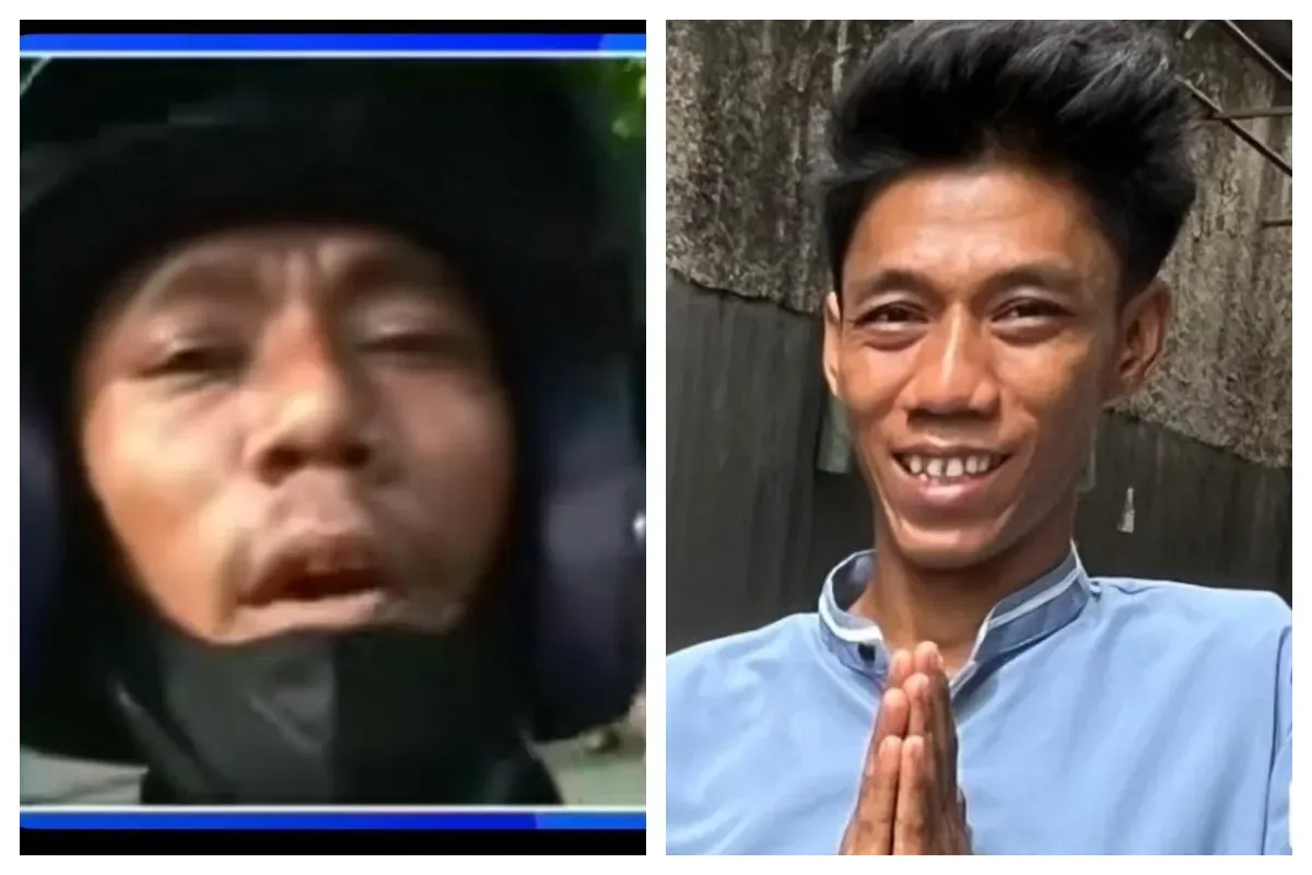 Driver Grab, M Abdul Gofur yang viral usai dikabarkan hilang di kawasan Kwitang, Senen, Jakarta Pusat karena diduga melontarkan kalimat kasar yang menyebut aparat Brimob. (Sumber: X/@_mardial)