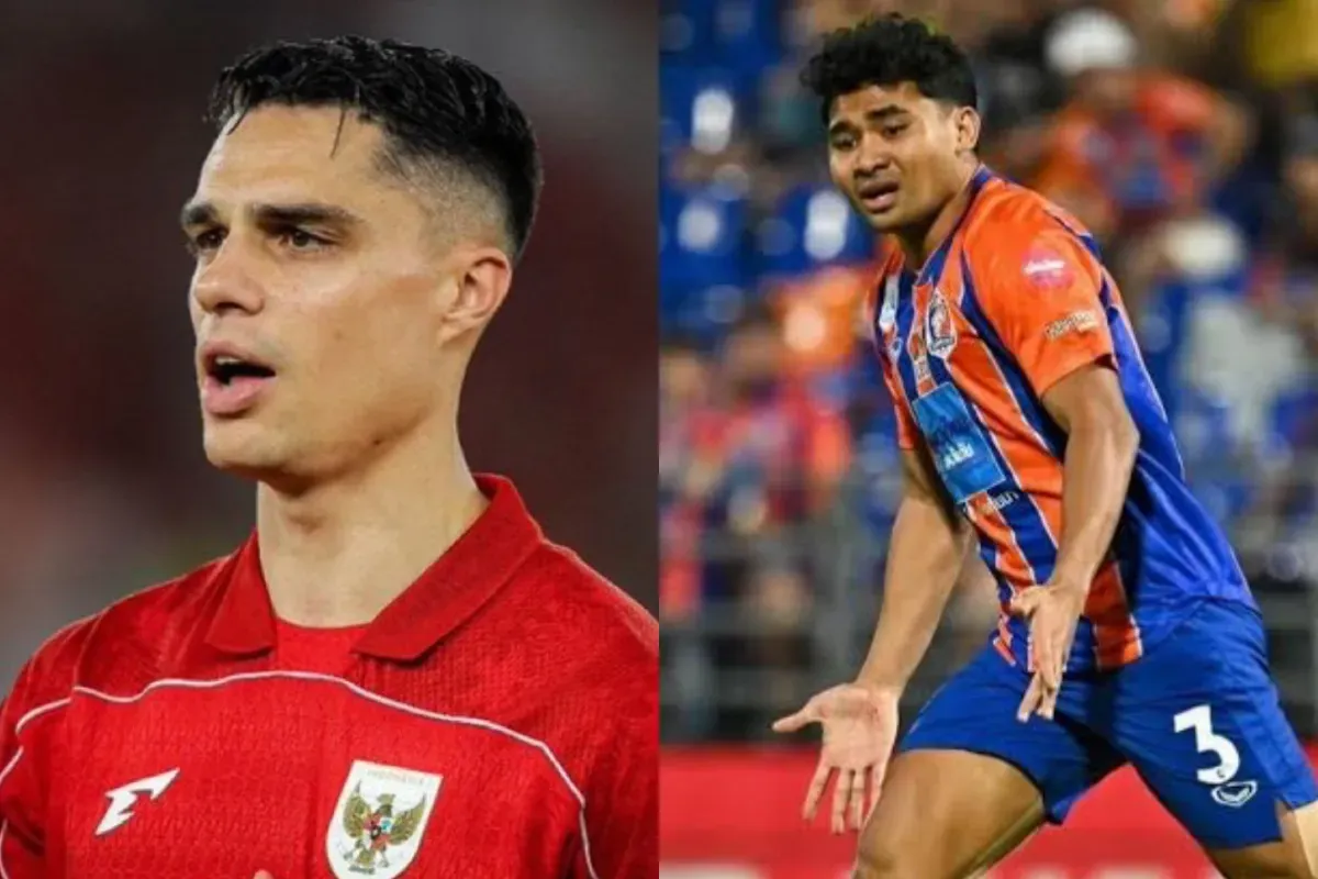 Potret pemain yang dirumorkan dibidik oleh Persib Bandung, Joey Pelupessy (kiri) dan Asnawi Mangkualam (kanan). (Sumber: X)