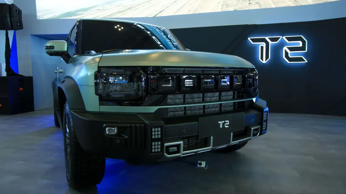 Mobil JETOUR T2 hadir di Indonesia dengan desain boxy dan mesin 2.0 TGDI. (Sumber: Dok. JETOUR)