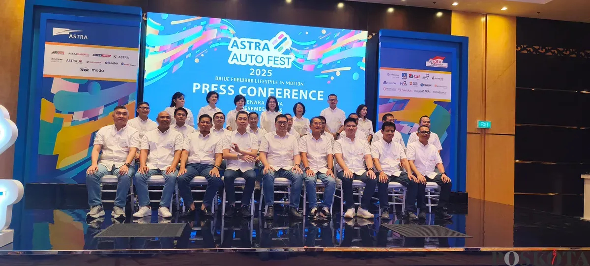 Astra Auto Fest 2025 yang digelar di Astra Biz Center, BSD, Tangerang, menghadirkan layanan otomotif, keuangan, dan mobilitas secara terintegrasi. (Sumber: Poskota/Erwan Hartawan)
