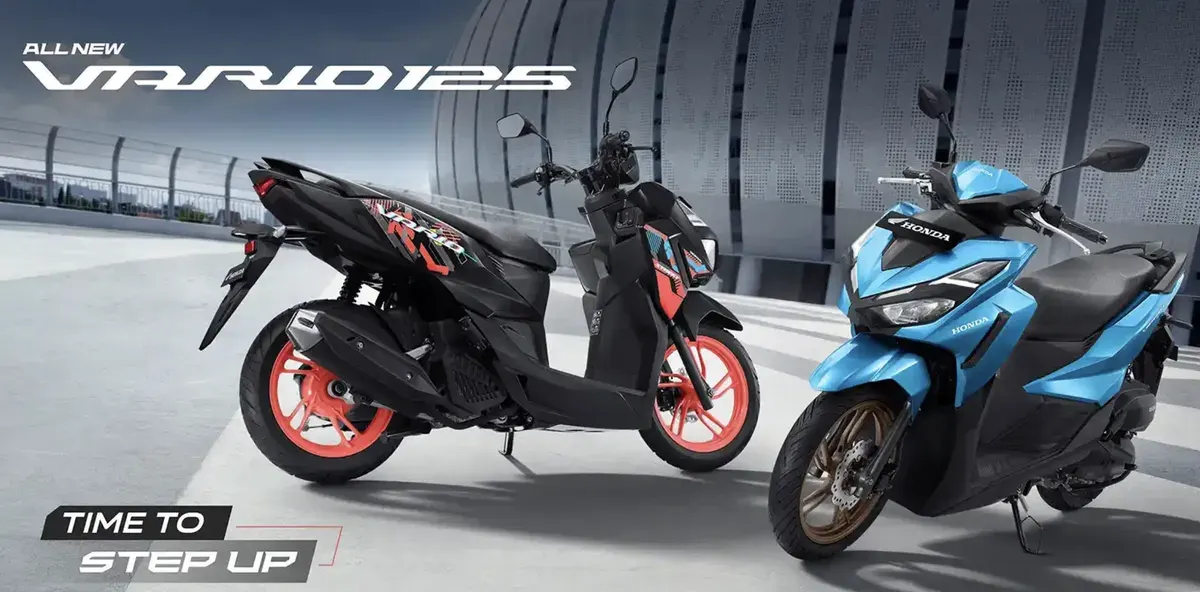 All New Honda Vario 125 hadir dengan desain agresif, fitur LED, serta varian Street bernuansa sporty dan ekspresif. (Sumber: Dok/Honda AHM)