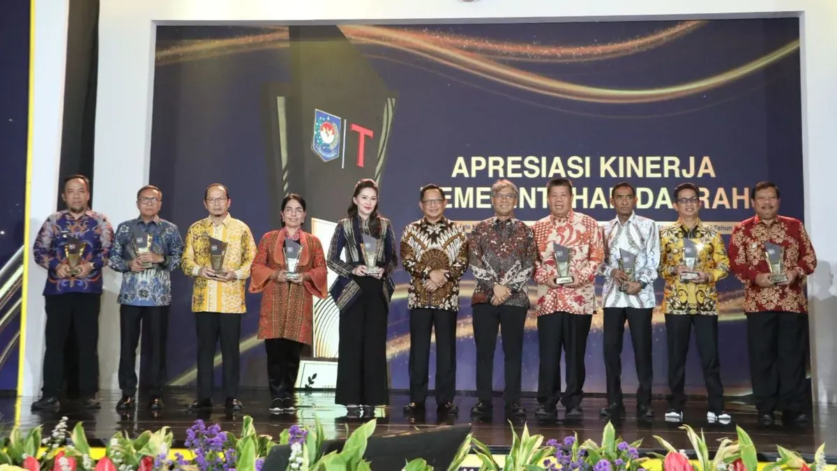 Kemendagri menggelar Apresiasi Kinerja Pemerintahan Daerah 2025 di Flores Ballroom, Hotel Borobudur, Jakarta, Senin, 1 November 2025. (Sumber: Dok. Istimewa)