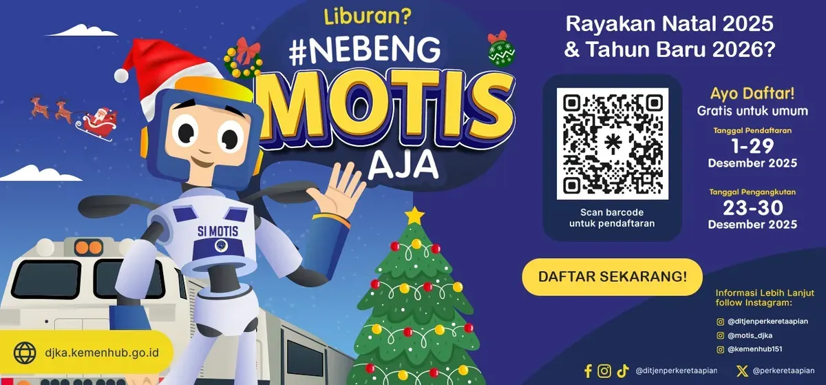 Program mudik gratis dari Kemenhub untuk periode Nataru 2025/2026 (Sumber: nusantara.kemenhub.go.id)