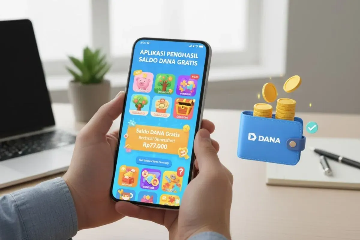 Daftar aplikasi penghasil saldo DANA gratis terbukti membayar. (Sumber: Gemini AI)