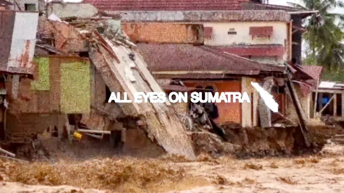 Update bencana Sumatra: 883 tewas, 520 hilang. BNPB laporkan kerusakan masif pada perumahan, infrastruktur publik, dan fasilitas pendidikan di Aceh, Sumatera Utara, dan Sumatera Barat. (Sumber: X/@MOQEELFORTRESS)