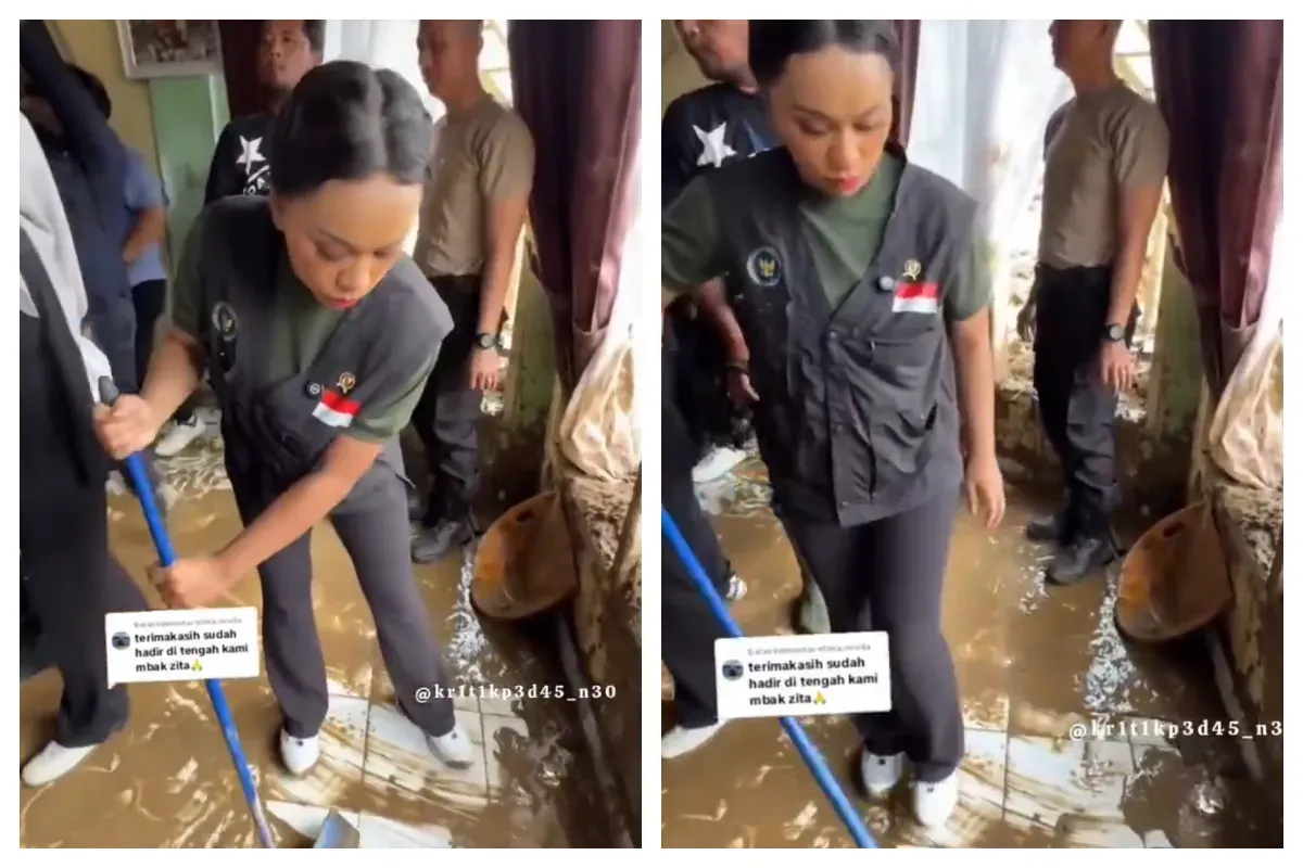 Aksi putri Ketua Umum PAN Zulkifli Hasan (Zulhas), Zita Anjani, menjadi sorotan publik setelah videonya beredar luas di media sosial. (Sumber: X/@neVerAl0nely)