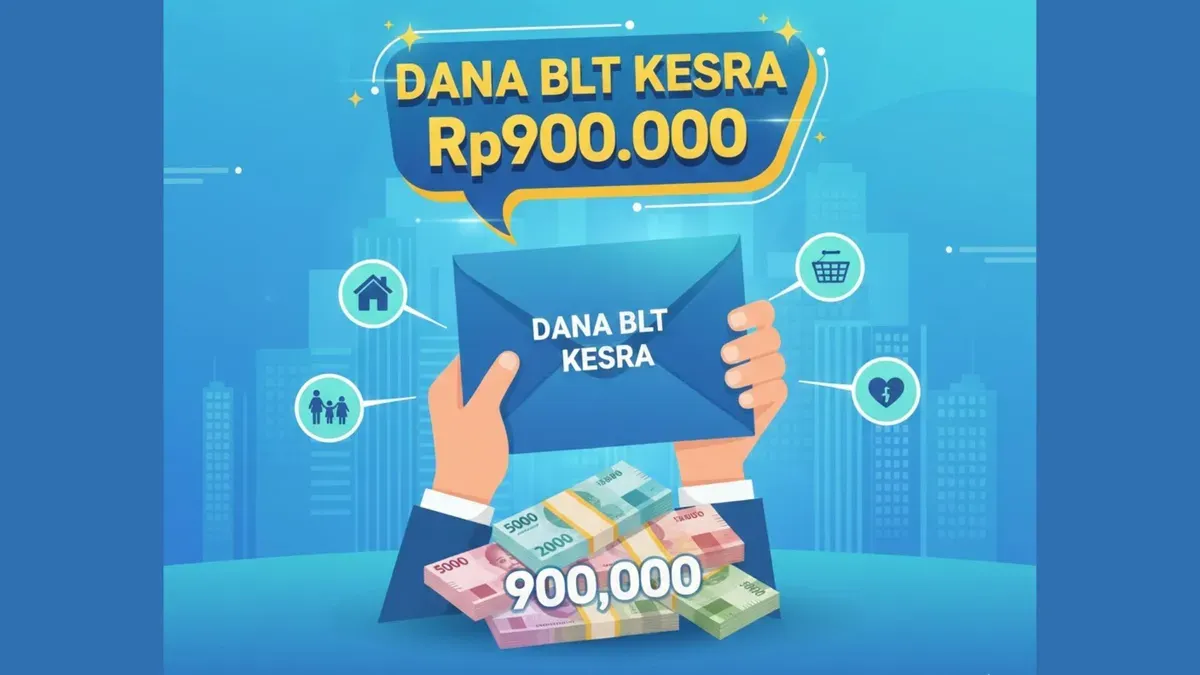 Selamat! Dana BLT Kesra Rp900 ribu cair hari ini (Sumber: Gemini AI)