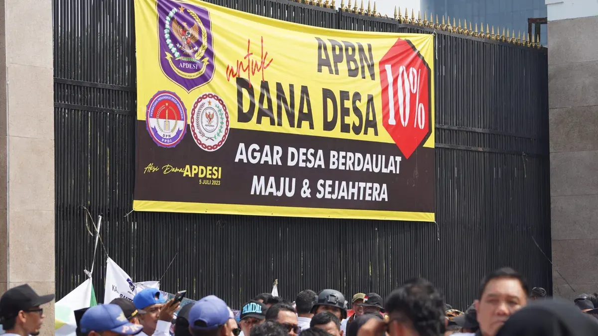 Ilustrasi demonstrasi Apdesi yang terjadi pada Senin, 8 Desember 2025. (Sumber: PKS)