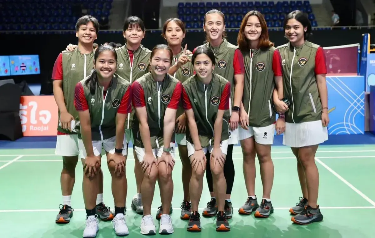 Update terkini klasemen perolehan medali SEA Games 2025 di Thailand, per Senin, 8 Desember 2025. (Sumber: Dok.PBSI)