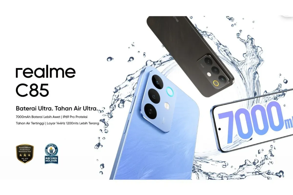 Realme C85 5G. (Sumber: realme)