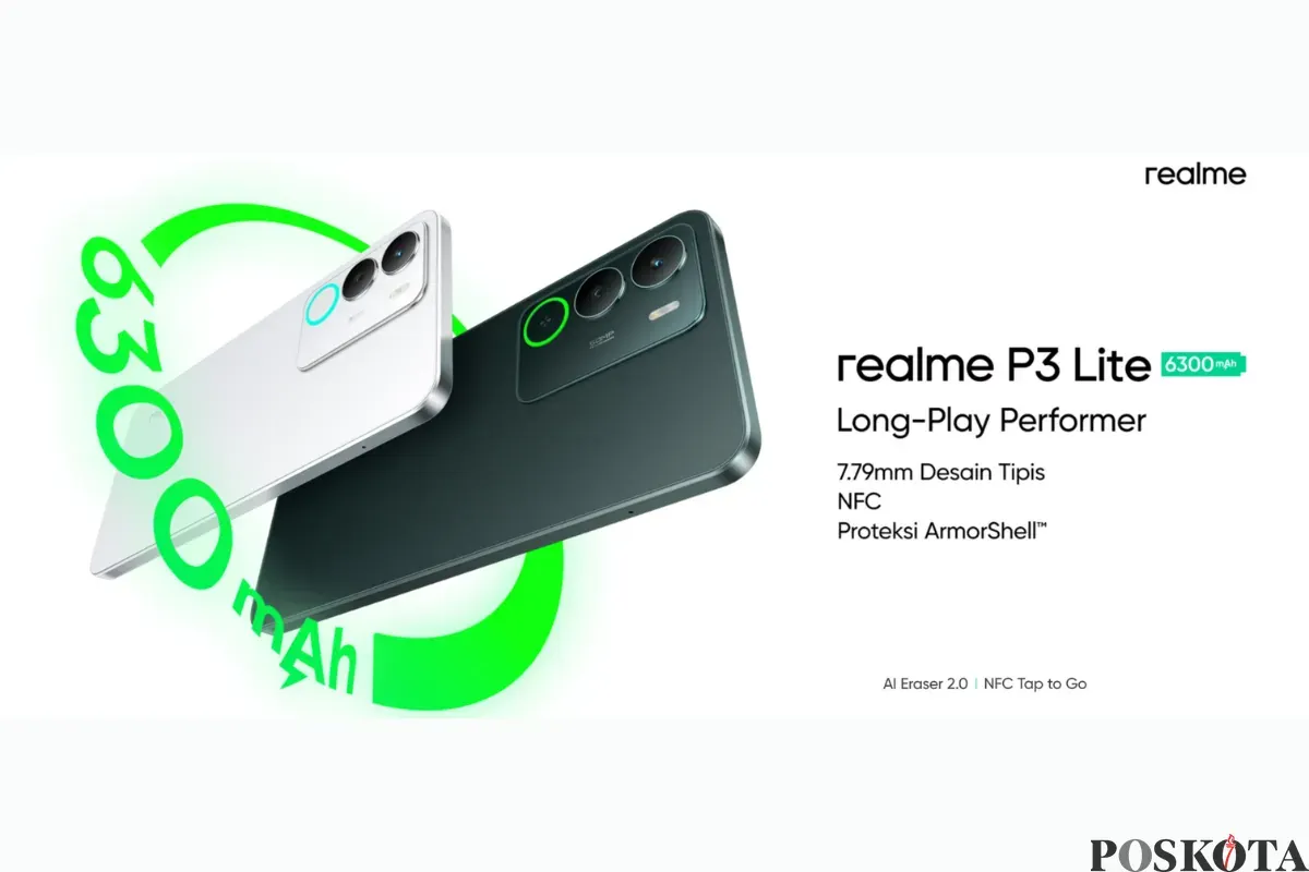 Realme P3 Lite, smartphone baru dibanderol Rp1 jutaan (Sumber: realme.com/id)