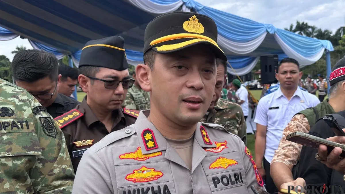 Kapolres Bogor, AKBP Wikha Ardilestanto menjelaskan, kasus penemuan jenazah wanita. (Sumber: Poskota/Giffar Rivana)