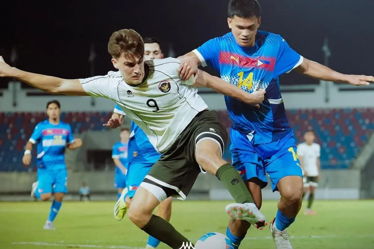 Timnas Indonesia U23 mengalami kekalahan perdana di SEA Games 2025 dari Filipina, apakah masih bisa lolos fase grup? (Sumber: Instagram/@timnasindonesia)