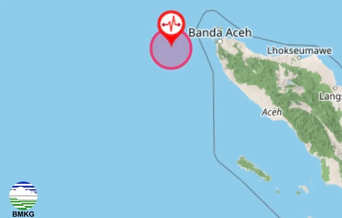 BMKG mengungkapkan sumber guncangan gempa Aceh M4.6 (Sumber: X/@infomitigasi)