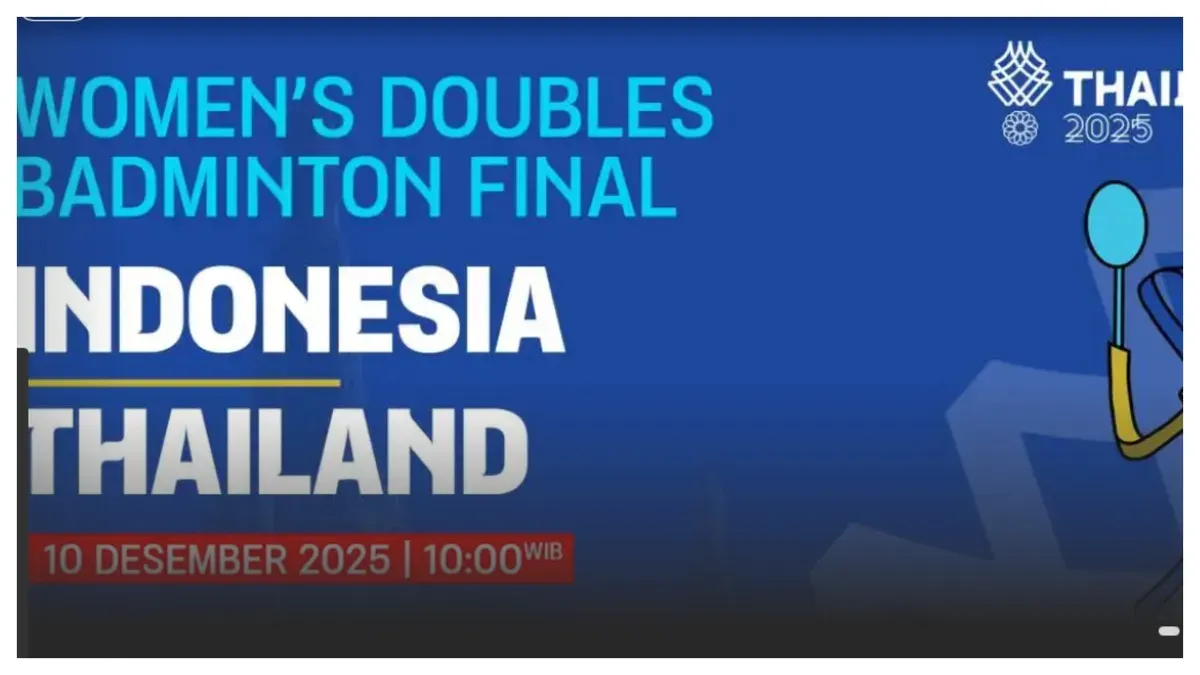 Jadwal pertandingan final Bulu Tangkis nomor beregu di SEA Games 2025/2026 (Sumber: rctiplus.com)