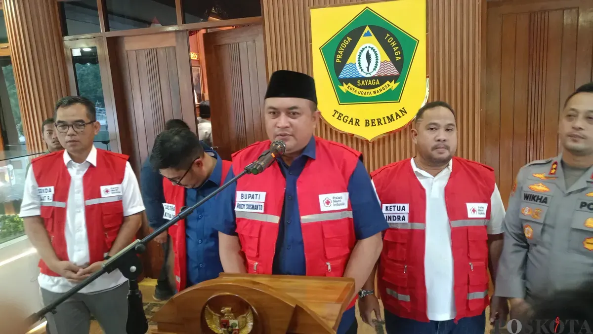 Bupati Bogor, Rudy Susmanto menyiapkan skema menghadapi situasi darurat di akhir tahun. (Sumber: Poskota | Foto: Giffar Rivana)