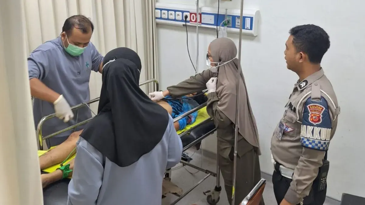 Korban kecelakaan tidak tertolong seusai mendapatkan perawatan intensif di RSUD Cibinong, Kabupaten Bogor, Rabu, 10 Desember 2025. (Sumber: Dok. Polres Bogor)