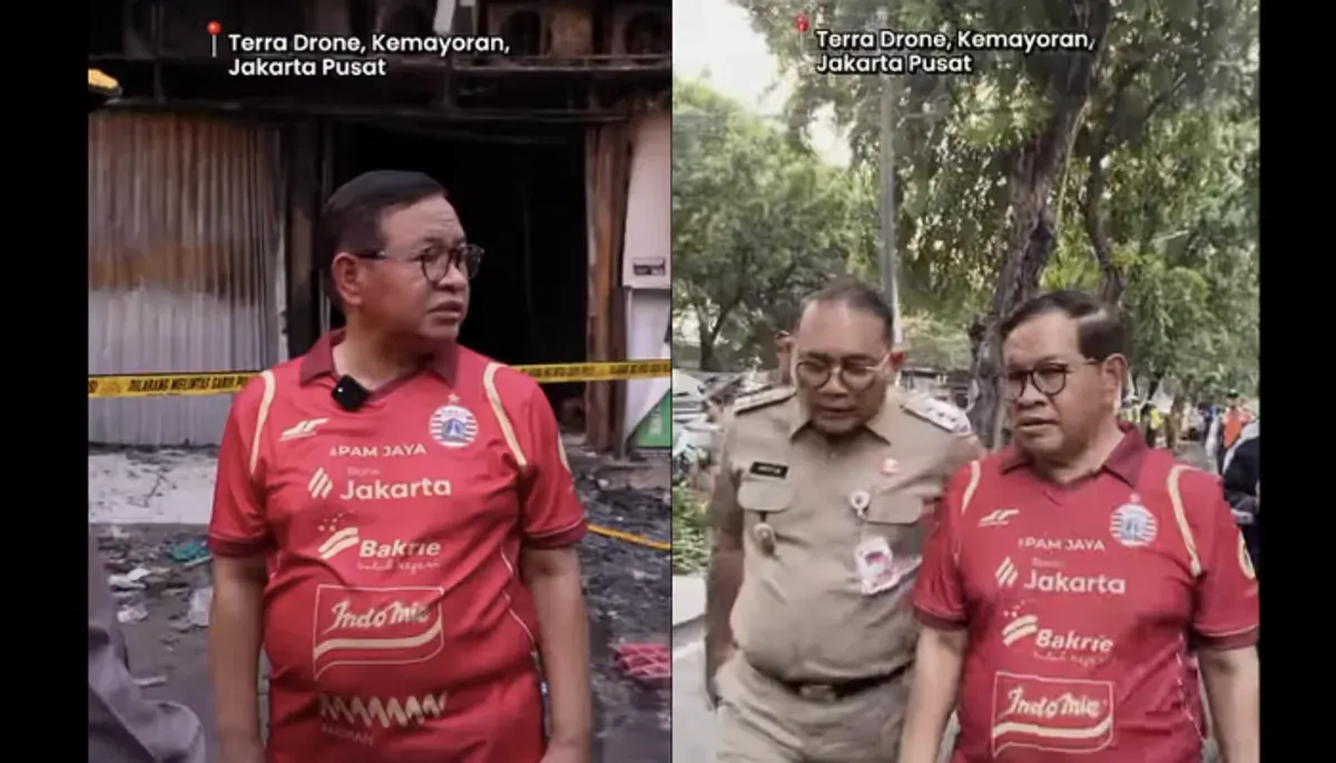 Potret Gubernur Pramono Anung pastikan Pemprov DKI tanggung semua biaya korban meninggal dan luka-luka akibat kebakaran di Terra Drone Kemayoran (Sumber: Instagram/@pramonoanungw)