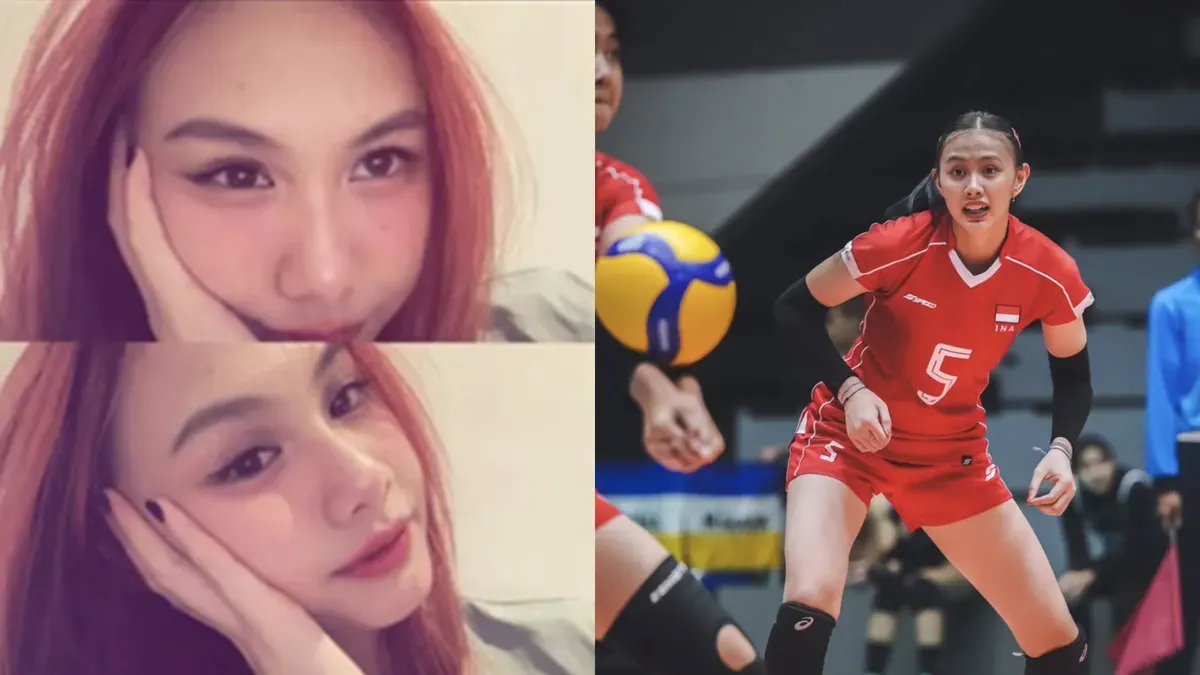 Timnas Voli Putri Indonesia Syelomitha Afrilaviza Injilia yang punya pesona cantik di SEA Games 2025. (Sumber: Instagram/@syelomitha_injilia052)