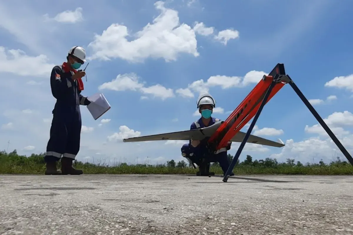 Perusahaan Terra Drone pernah petakan proyek kelapa sawit di Sumatra. (Sumber: terra drone)