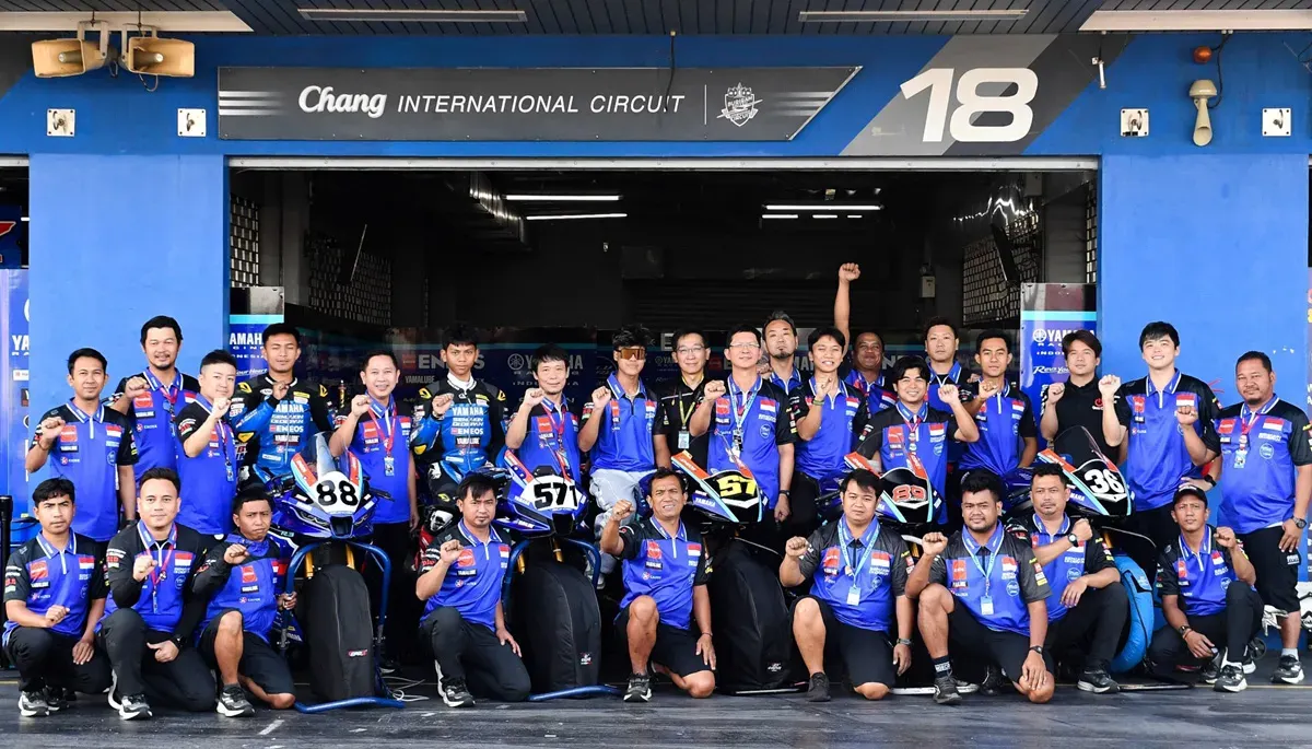 Yamaha Racing Indonesia saat berlaga di Asia Road Racing Championship (ARRC) 2025. (Sumber: Dok. Yamaha)