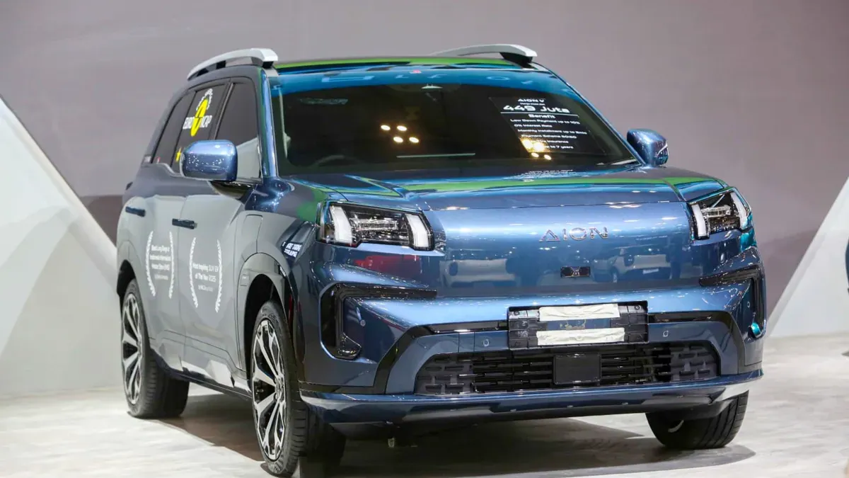 AION V Luxury menjadi kontributor terbesar dari total 958 SPK GAC di GJAW 2025. (Sumber: GAC)