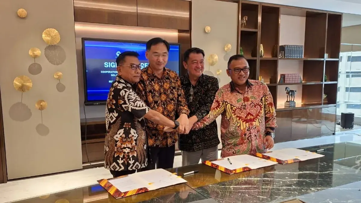 PT MAB menggandeng Solarky Mobility Technologies Ltd dan PT Fortuna Ventura Investindo dalam kerja sama manufaktur mobil listrik. (Sumber: Dok. MAB)