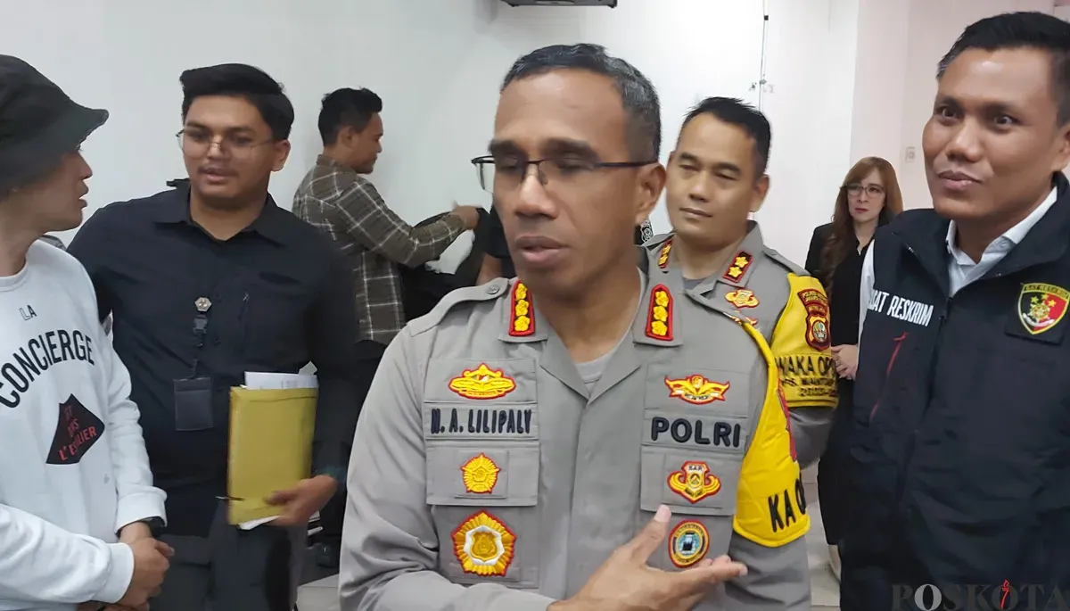 Kapolres Metro Jakarta Selatan, Kombes Pol Nicolas Ary Lilipaly. (Sumber: POSKOTA | Foto: Angga Pahlevi)