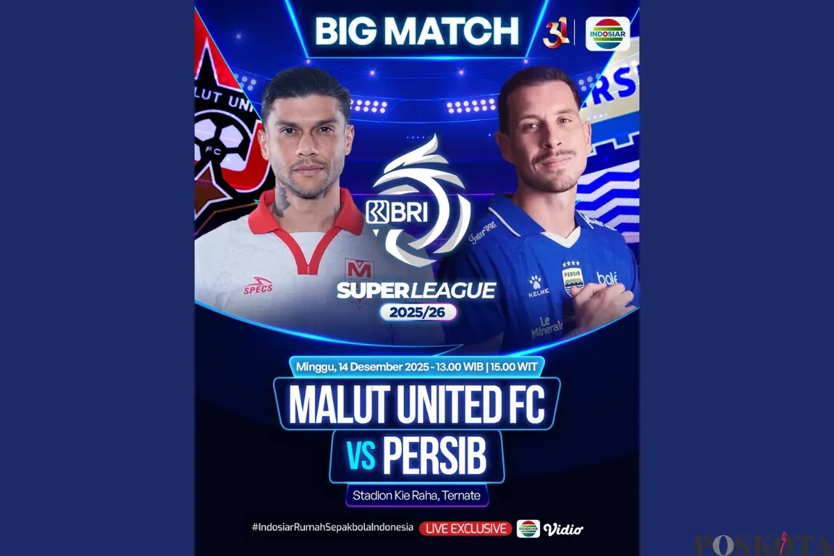 LINK LIVE STREAMING Nonton Malut United vs Persib (Sumber: Instagram/sports.indosiar/Edited Muhammad Ibrahim)