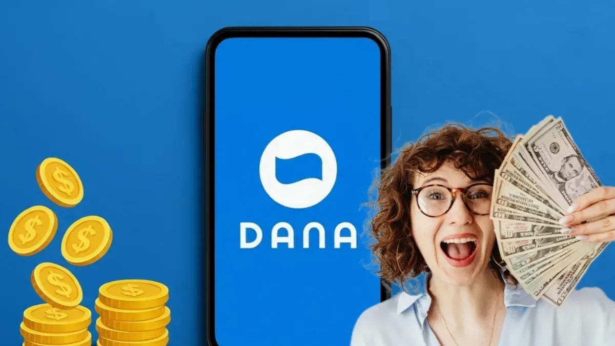 Ilustrasi - Salah satu cara klaim saldo DANA gratis dengan main aplikasi penghasil uang. (Sumber: Gemini AI/Pexels/Poskota)