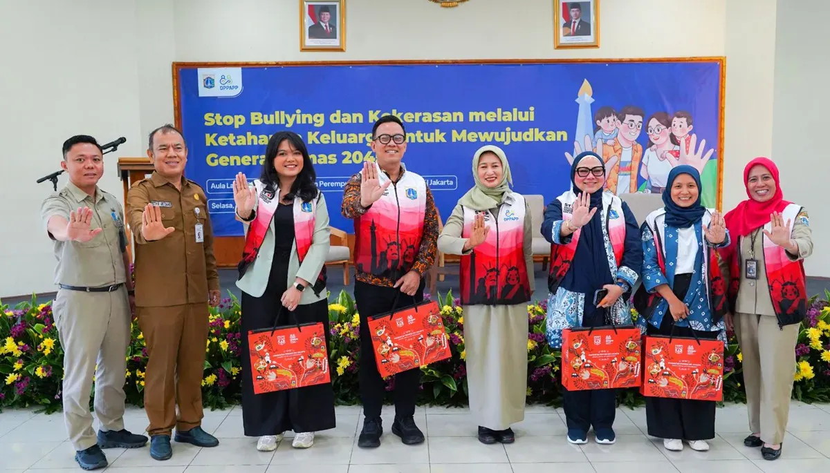 Dinas PPAPP DKI Jakarta menggelar talkshow dengan tema 'Stop Bullying dan Kekerasan melalui Ketahanan Keluarga untuk Mewujudkan Generasi Emas 2045' di Gedung UPT PPPA, Pulo Gadung, Jakarta Timur. (Sumber: Istimewa)