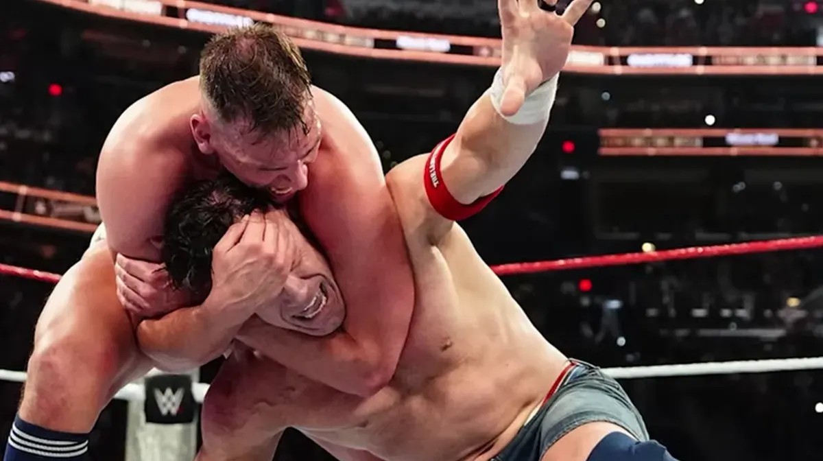 John Cena berhadapan dengan Gunther dalam pertandingan terakhirnya di WWE Saturday Night’s Main Event, menandai akhir karier legendaris sang 17 kali juara dunia. (Sumber: Dok/WWE)