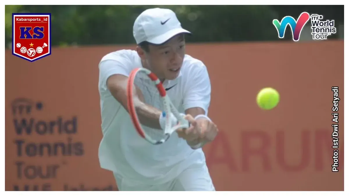 Profil Justin Barki petenis asal Indonesia yang sumbangkan bonus Rp1 miliar untuk korban bencana Sumatera (Sumber: Instagram/@Kabarsports)