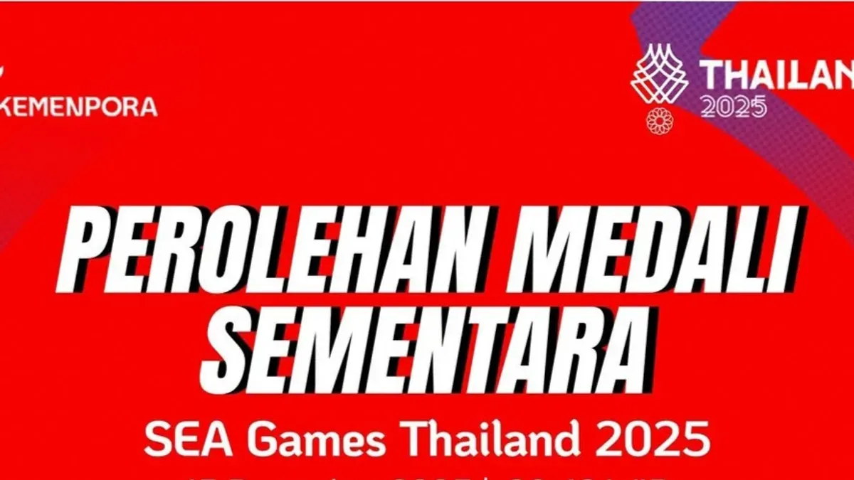 Perolehan medali SEA Games 2025 hari ini. (Sumber: Instagram/@kemenpora)