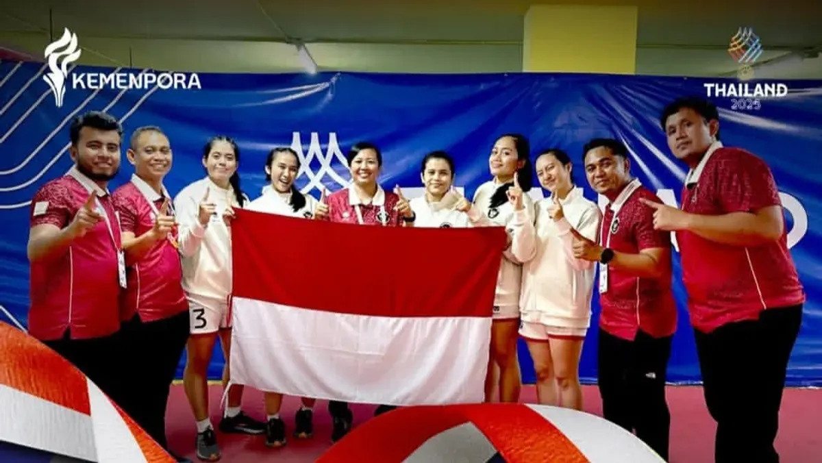 Indonesia kokoh di peringkat kedua SEA Games Thailand 2025. (Sumber: Instagram/@kemenpora)