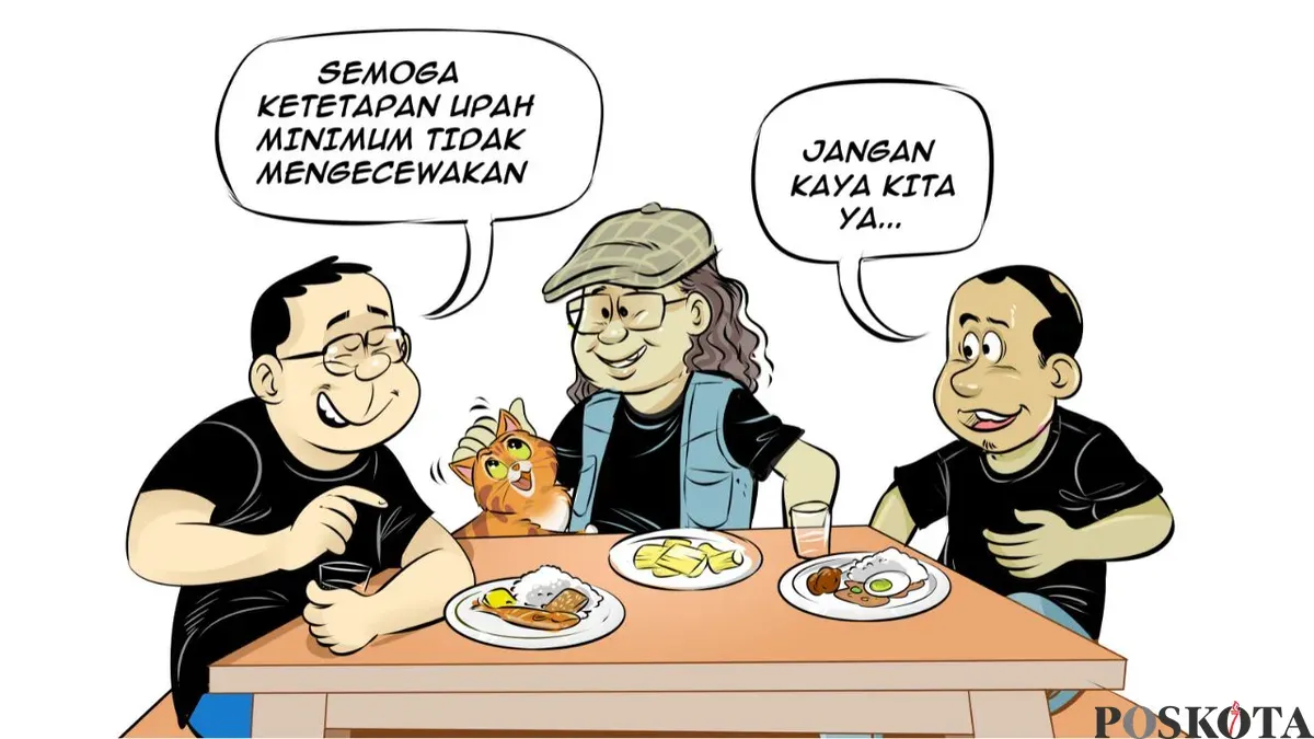 Obrolan Warteg hari ini. (Sumber: Poskota/Arif Setiadi)