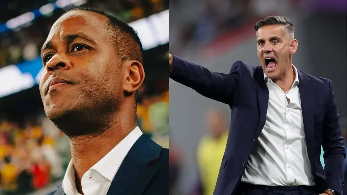 Patrick Kluivert dan John Herdman (Sumber: X/@TimnasXtra)